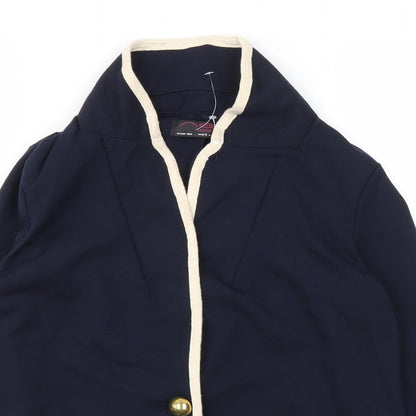 New Look Womens Blue   Jacket Blazer Size 10