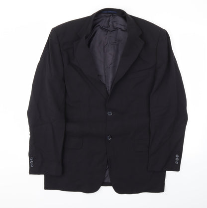 Mens UK Size 44 Canada Regular Black Suit Jacket