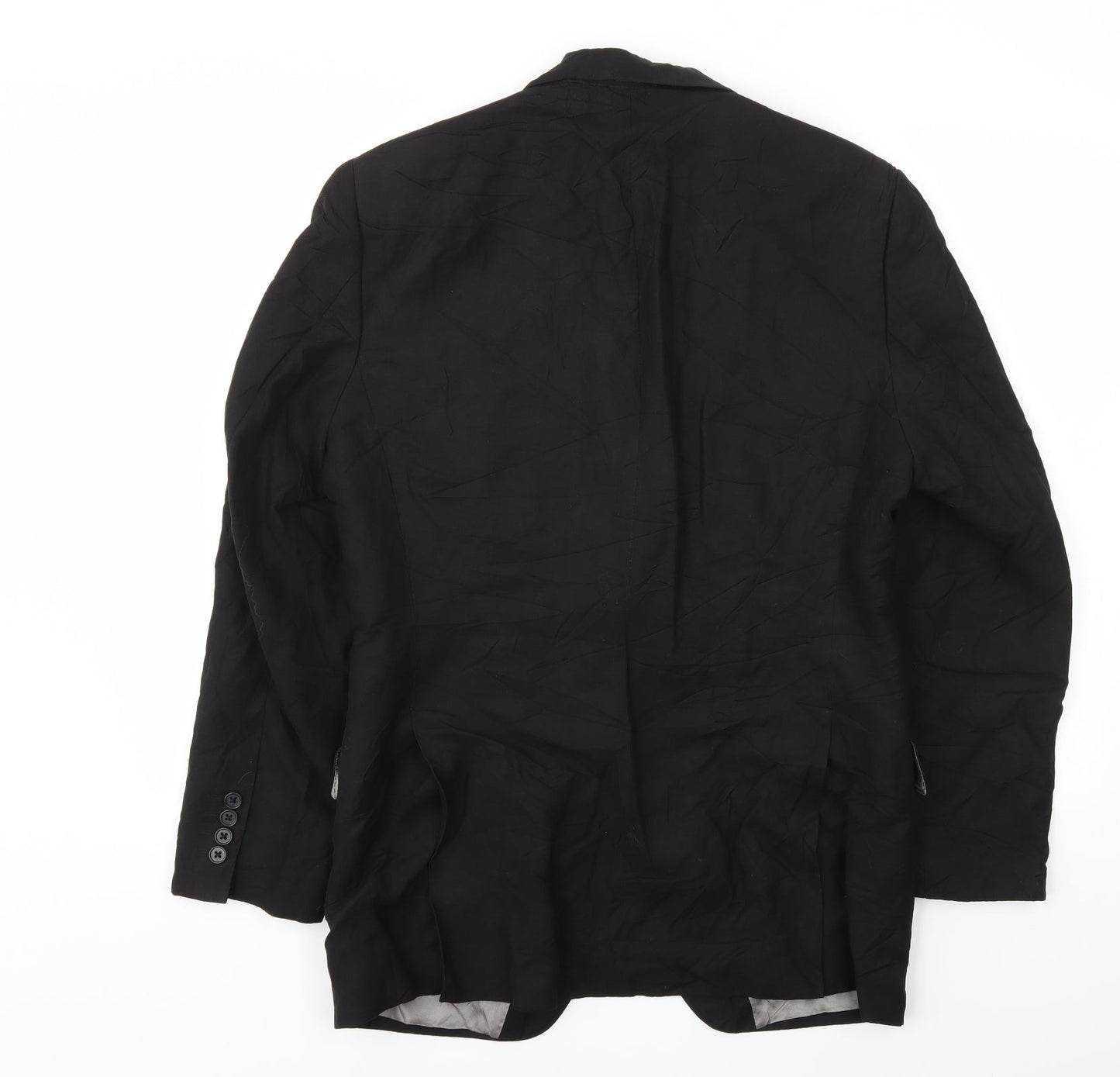 Mens UK Size 38 Preworn Regular Black Suit Jacket