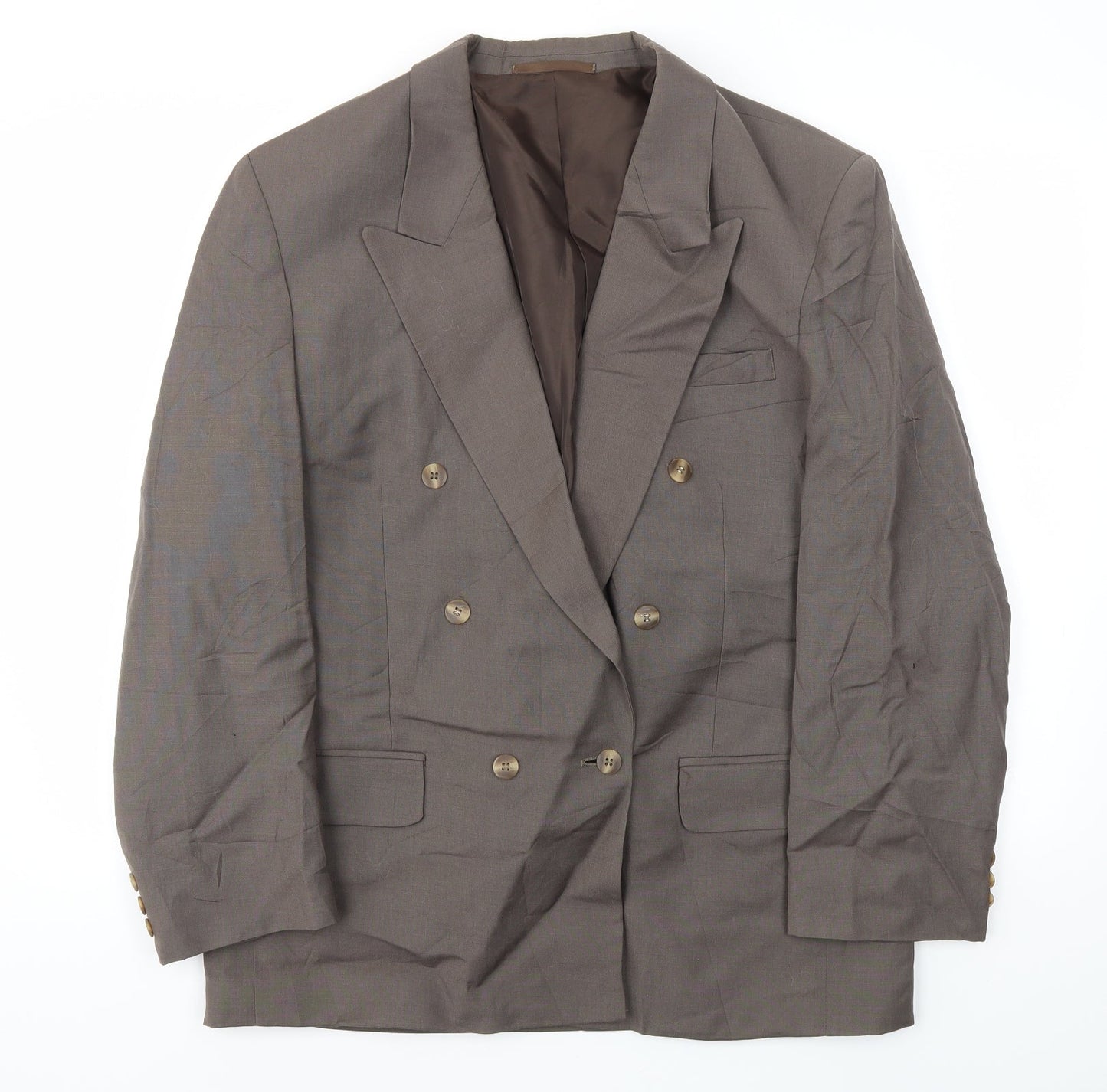HAND GRADE Mens Brown   Jacket Blazer Size 44