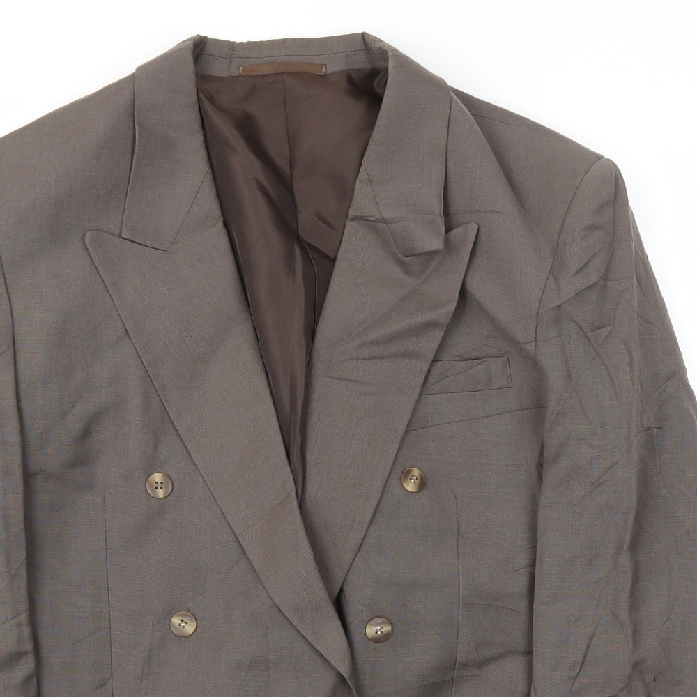 HAND GRADE Mens Brown   Jacket Blazer Size 44