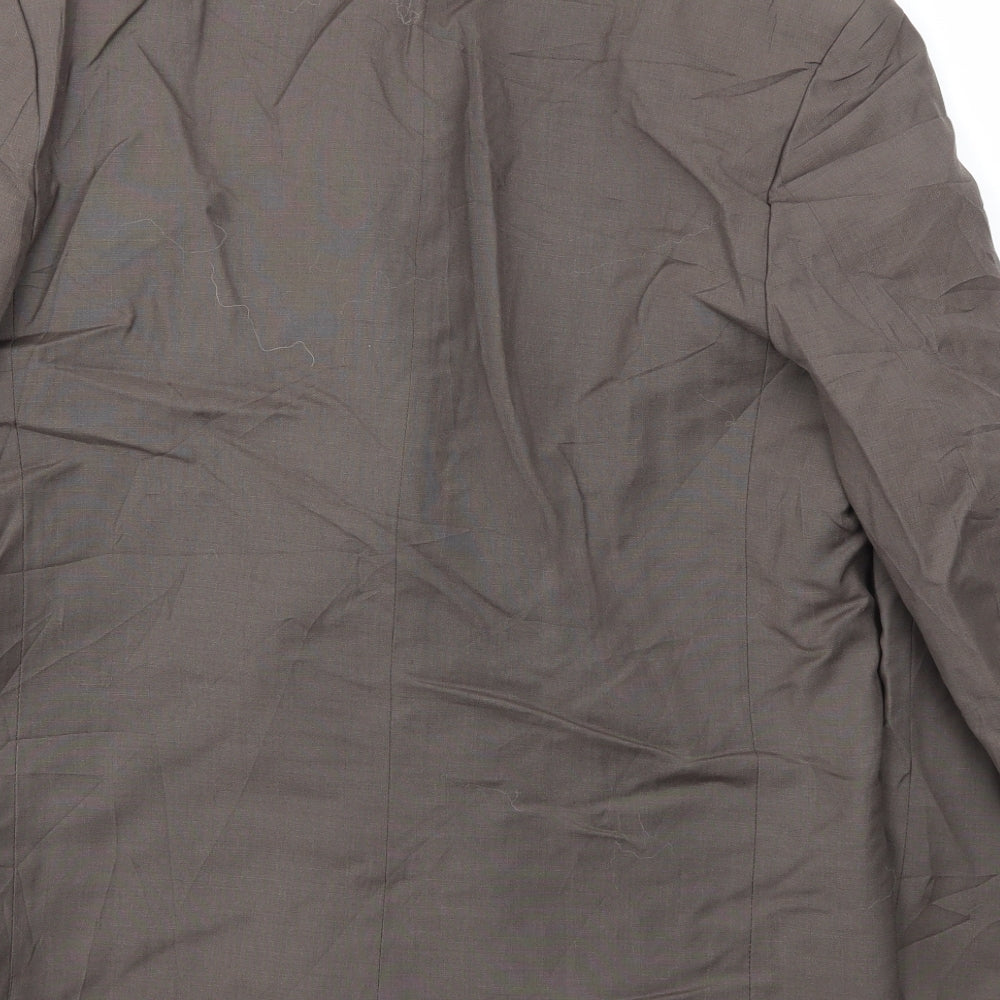HAND GRADE Mens Brown   Jacket Blazer Size 44