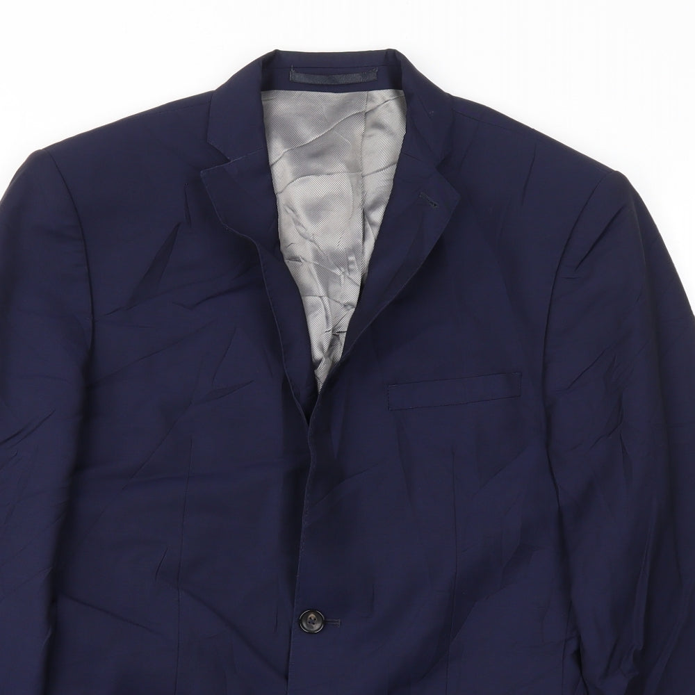 Mens UK Size 40 NEXT Regular Blue Suit Jacket