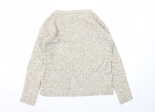 Primark Womens Brown Animal Print  Pullover Jumper Size 8