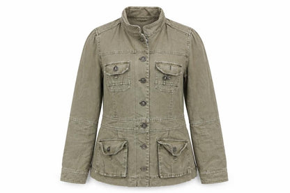 Womens UK Size 8 F&F Green Jacket