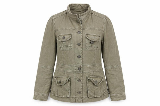 Womens UK Size 8 F&F Green Jacket