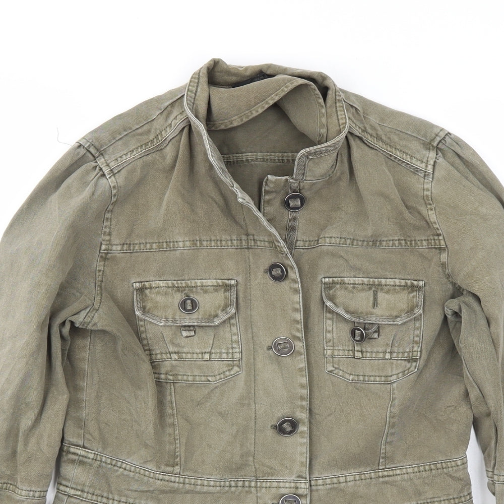 F&F Womens Green   Jacket Coat Size 8