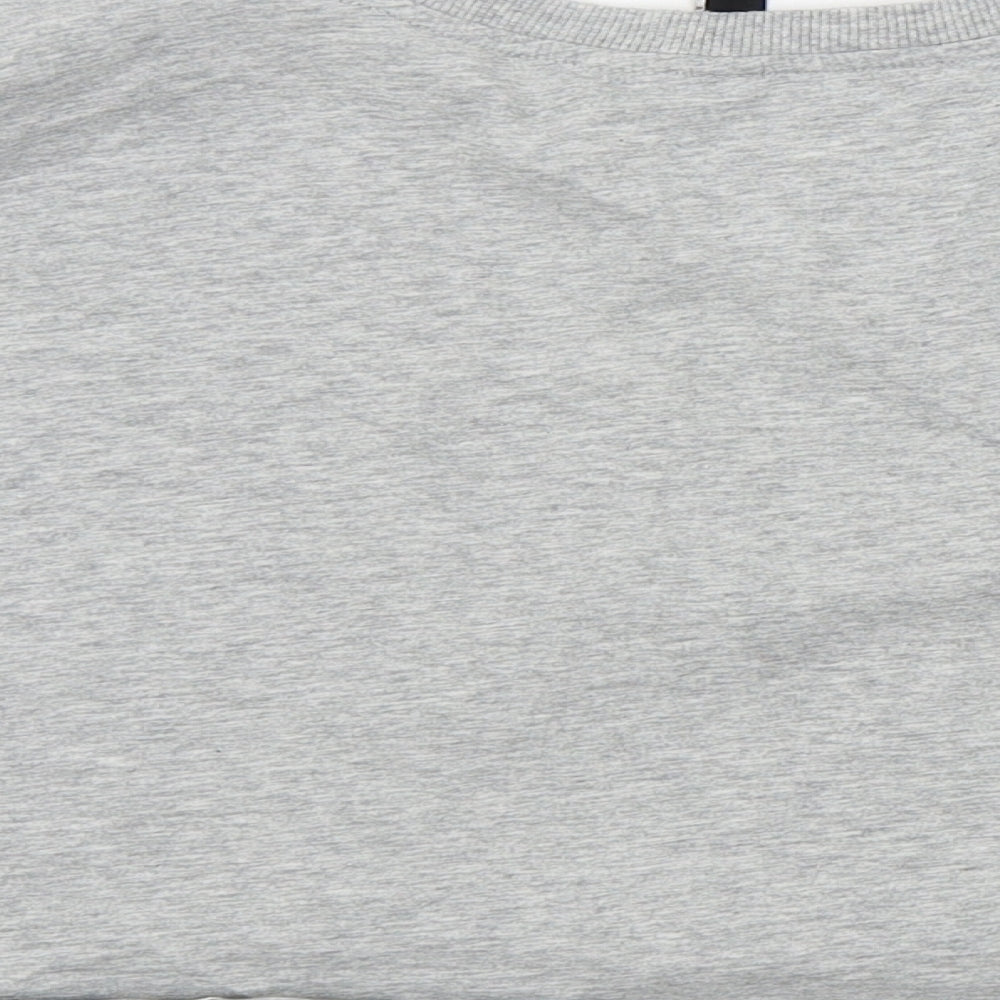 Womens UK Size S H&M Grey Basic T-Shirt