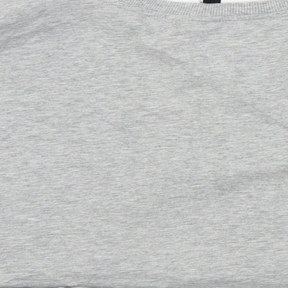Womens UK Size S H&M Grey Basic T-Shirt