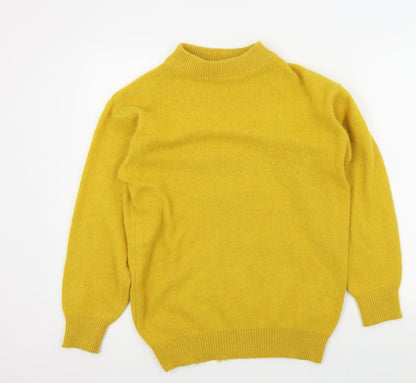 HONEY Womens Yellow   Pullover Jumper One Size