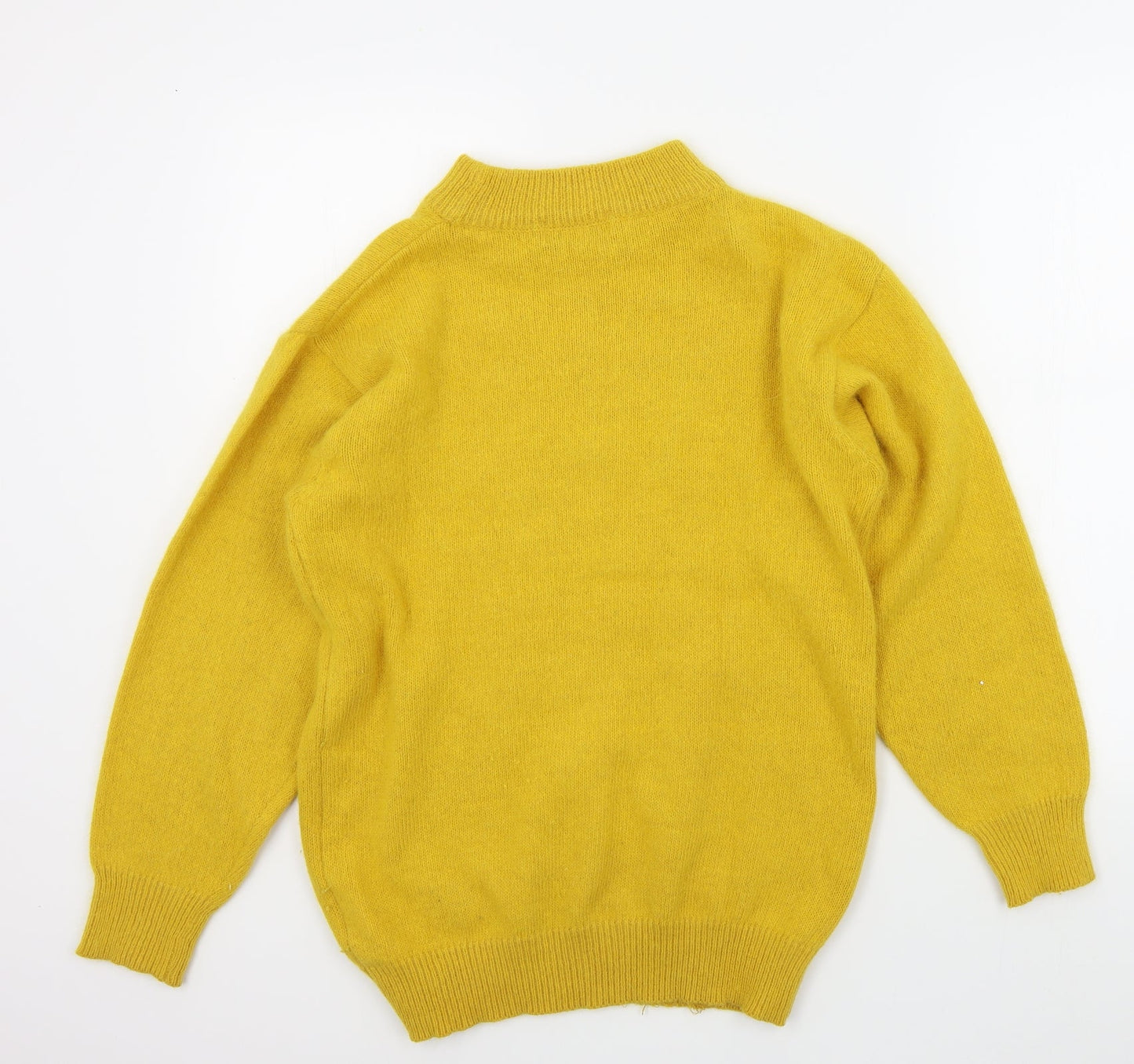 HONEY Womens Yellow   Pullover Jumper One Size