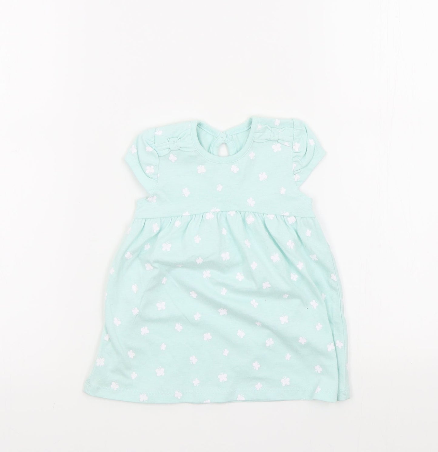George Girls Green Colourblock  A-Line  Size 3-6 Months