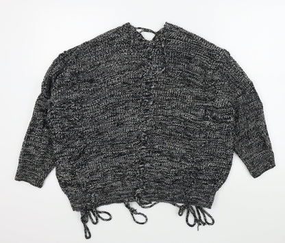 Glamorous Womens Black   Pullover Jumper Size 10