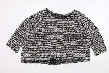 Primark Womens Black   Pullover Jumper Size M