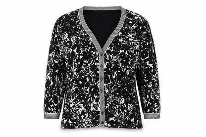 Womens UK Size 12 Monsoon Black Cardigan Jumper