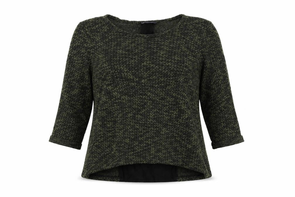 Womens UK Size 14 M&S Green Pullover Jumper
