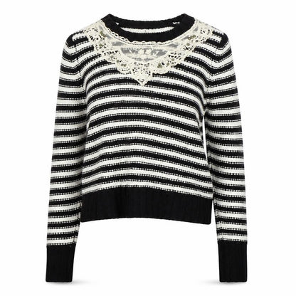 Womens UK Size 10 F&F Black Pullover Jumper