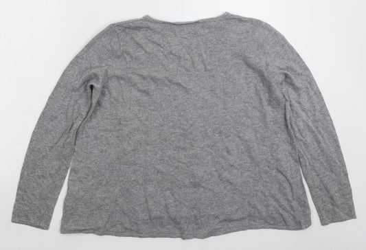 Womens UK Size 14 NEXT Grey Pullover Jumper
