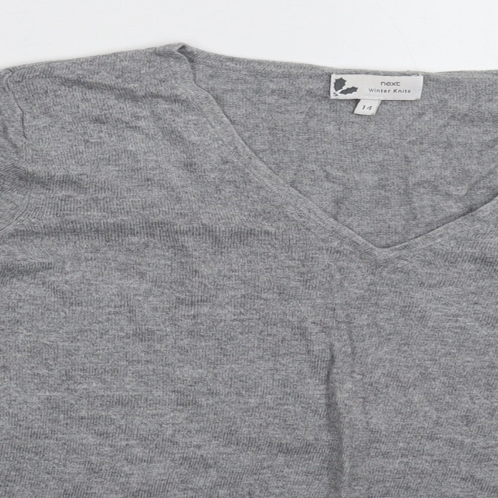 Womens UK Size 14 NEXT Grey Pullover Jumper
