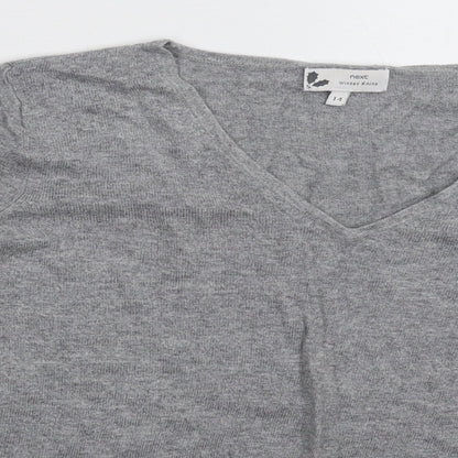 Womens UK Size 14 NEXT Grey Pullover Jumper