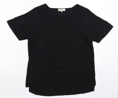 Papaya Womens Black   Basic T-Shirt Size 8