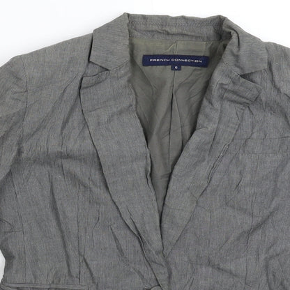 French Connection Womens Grey   Jacket Blazer Size 6