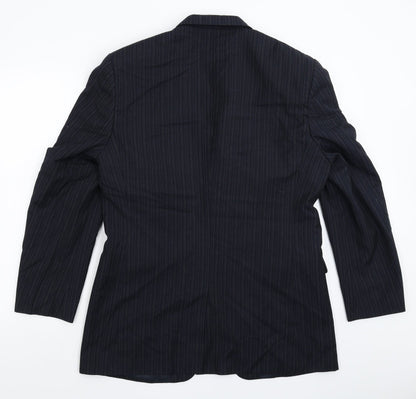 Mens UK Size 40 Burton Regular Blue Suit Jacket