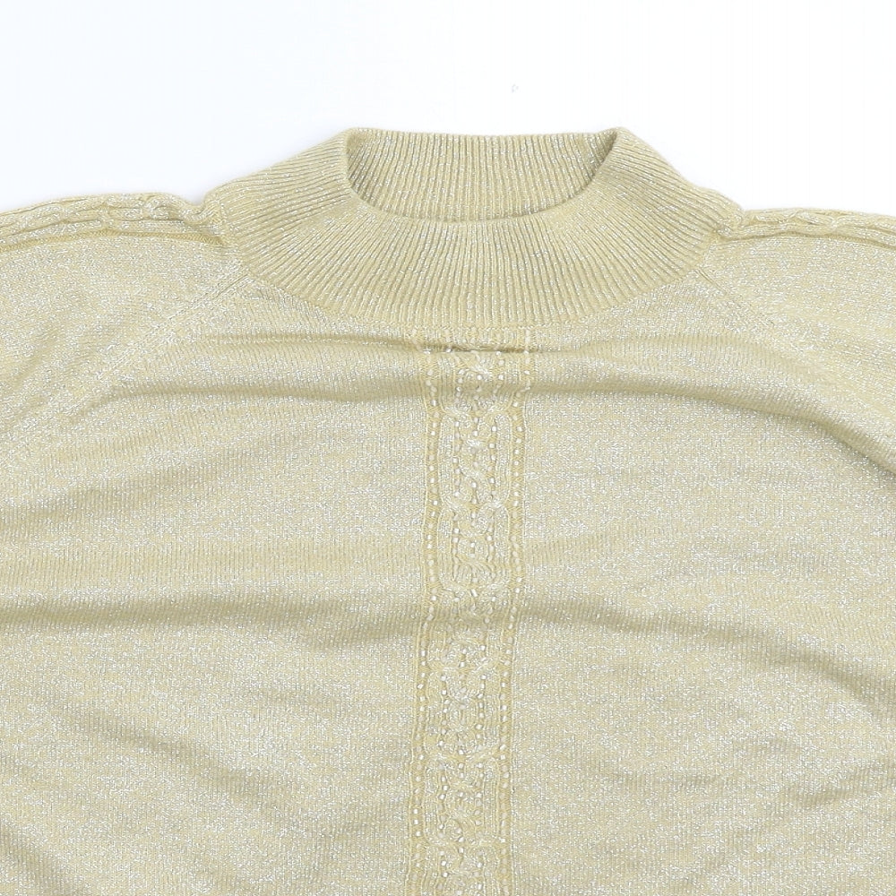 Womens UK Size XL Bonmarché Gold Pullover Jumper