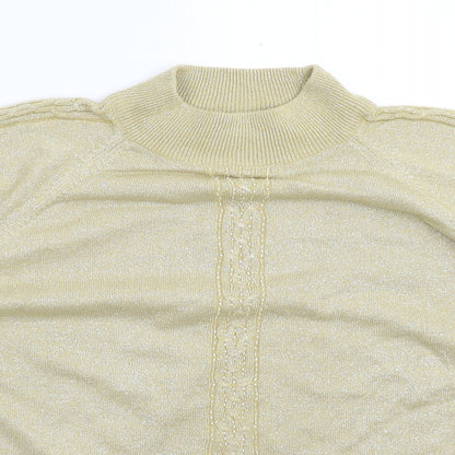 Womens UK Size XL Bonmarché Gold Pullover Jumper