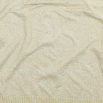 Womens UK Size XL Bonmarché Gold Pullover Jumper