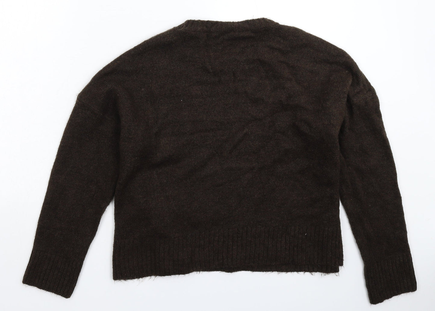 Womens UK Size M M&Co Grey Pullover Jumper