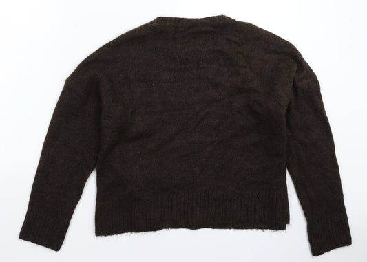 Womens UK Size M M&Co Grey Pullover Jumper
