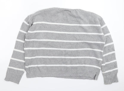 Womens UK Size M Sweater Shop Grey Pullover Jumper