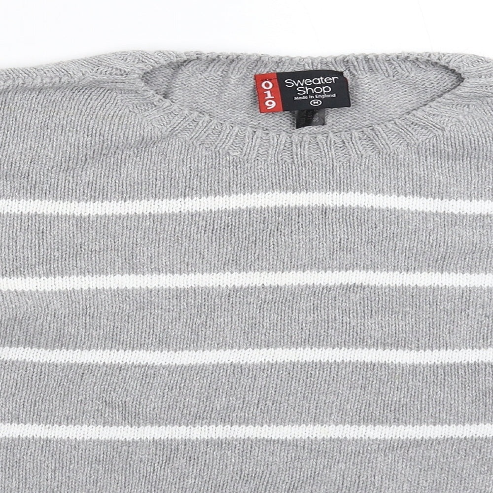 Womens UK Size M Sweater Shop Grey Pullover Jumper