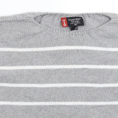 Womens UK Size M Sweater Shop Grey Pullover Jumper