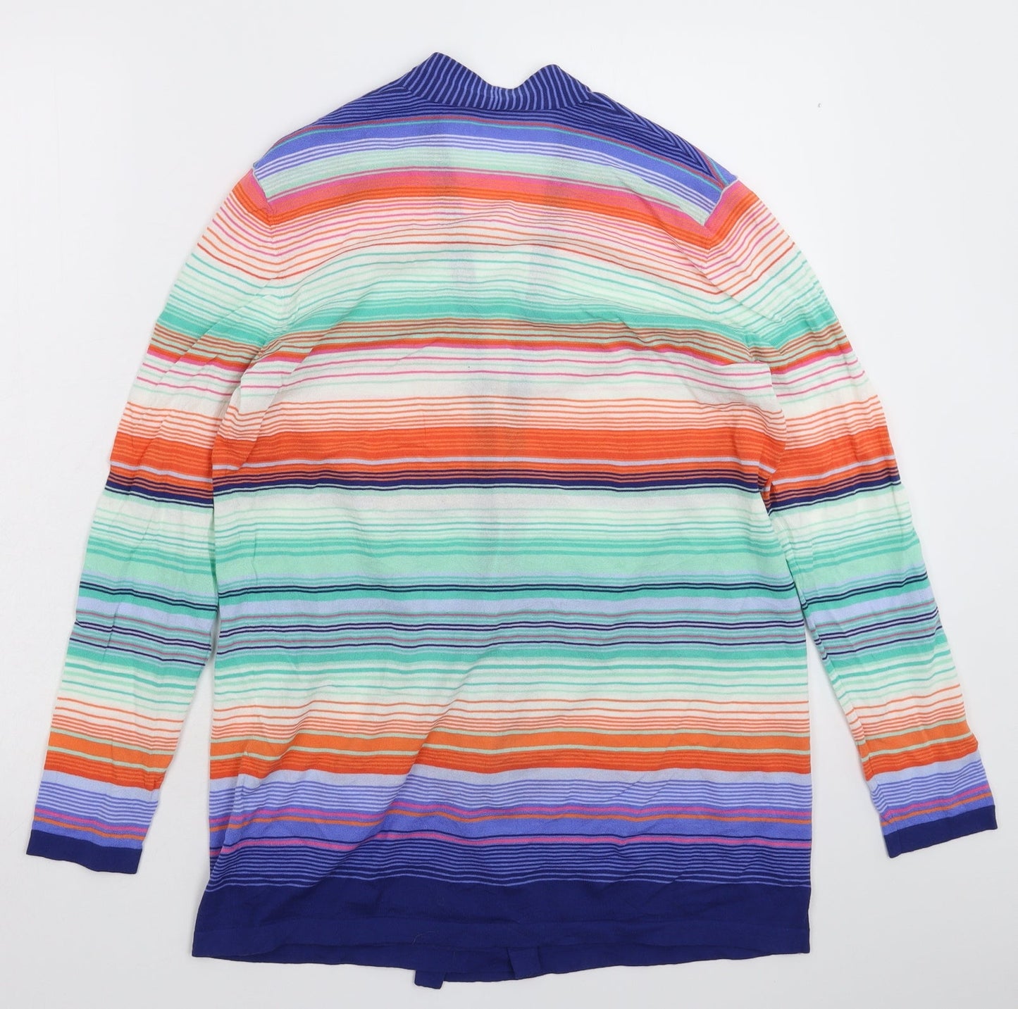 Gerry Weber Womens Multicoloured Striped Knit Cardigan Jumper Size 10