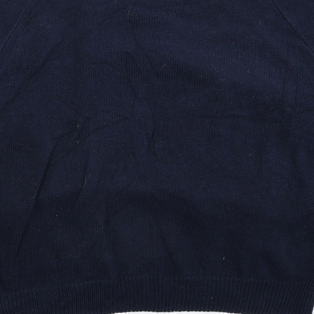 Womens UK Size S Divided Blue Pullover Jumper