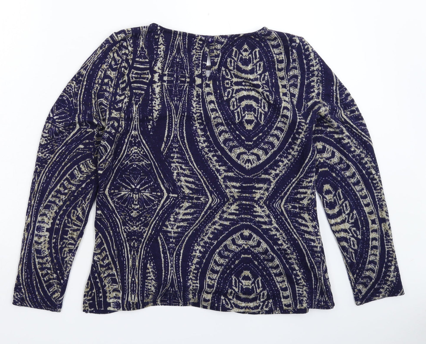Womens UK Size 14 Emreco Blue Pullover Jumper