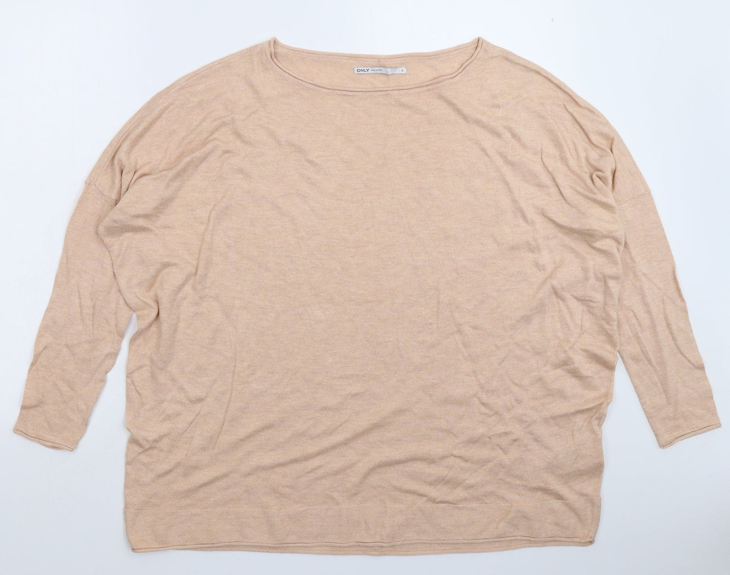 Womens UK Size M Only Beige Pullover Jumper