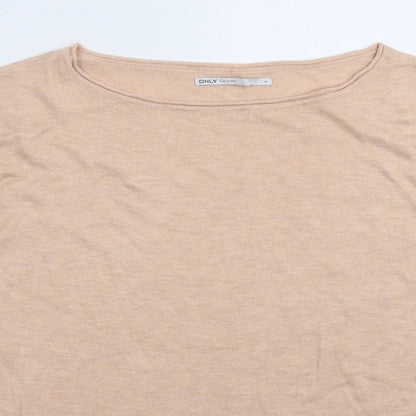 Womens UK Size M Only Beige Pullover Jumper
