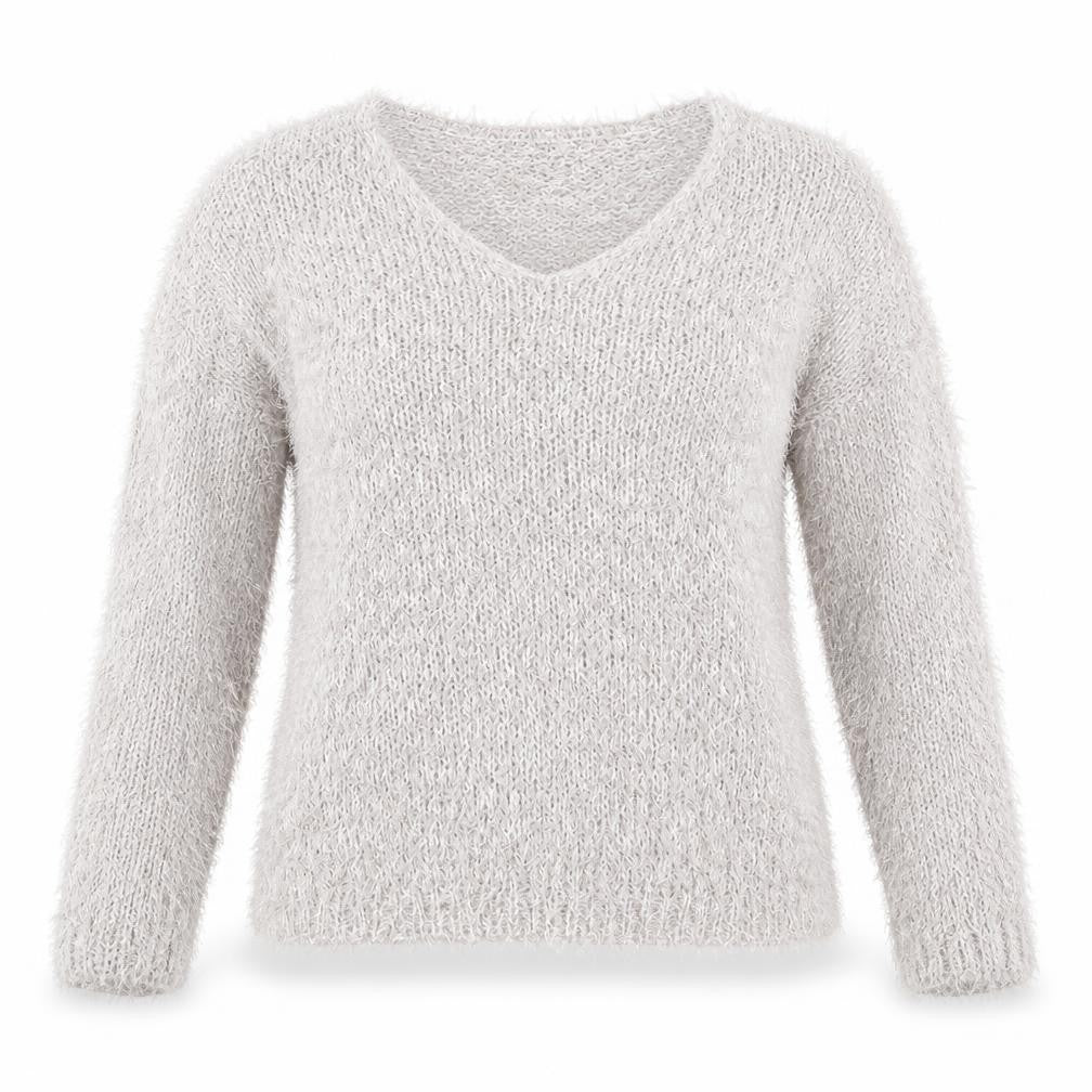 Womens UK Size 12 F&F Grey Pullover Jumper