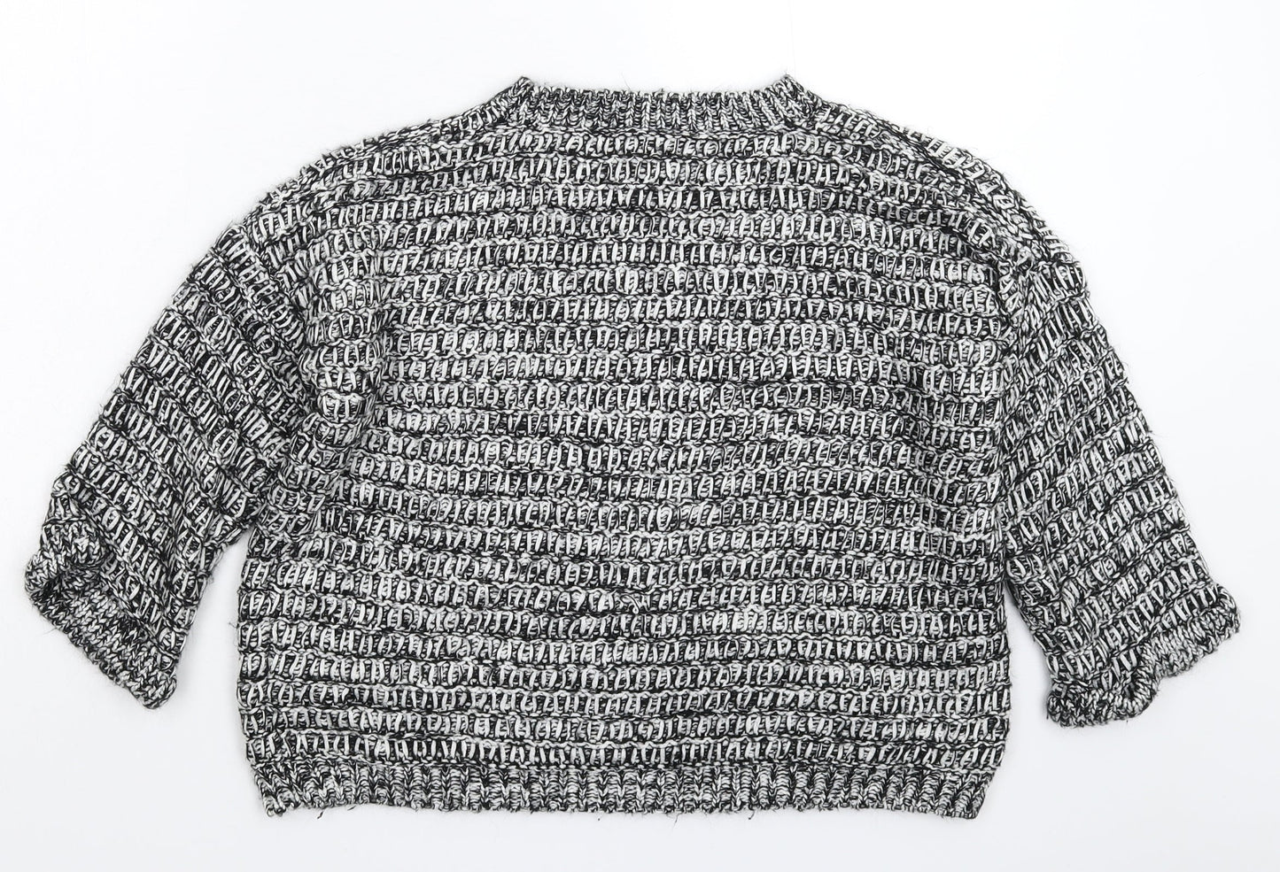 Womens UK Size 10 Topshop Grey Pullover Jumper