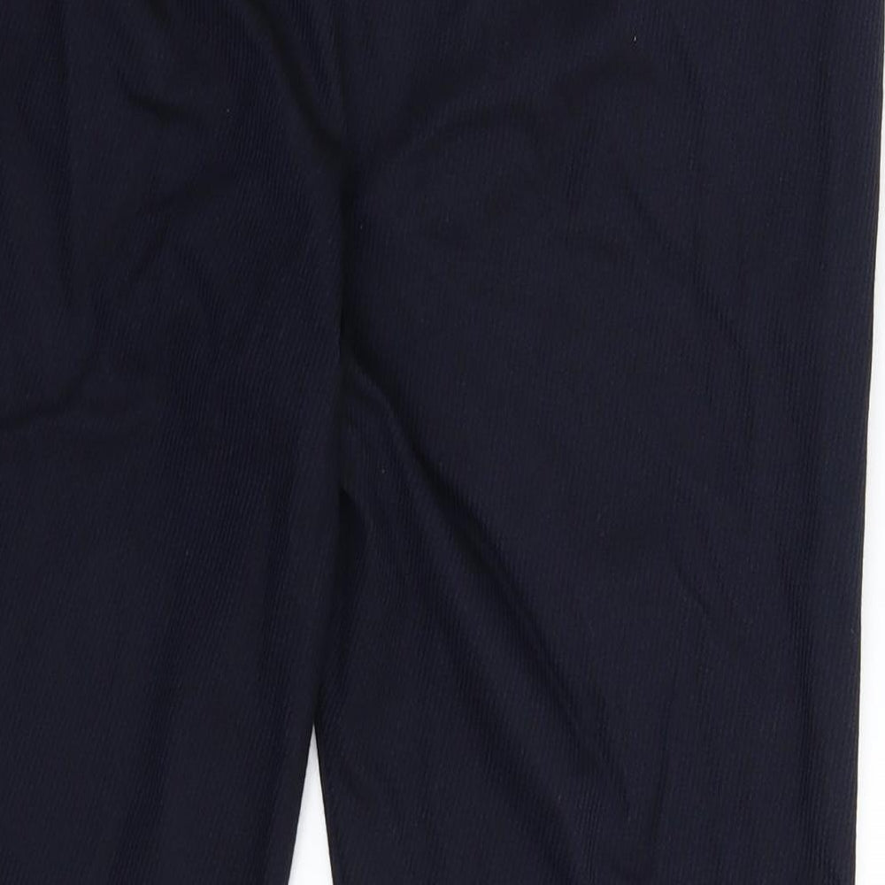 Womens UK Size 14 Marks and Spencer Slim Fit Dress Pants Blue Trousers