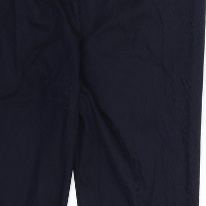 Womens UK Size 14 Marks and Spencer Slim Fit Dress Pants Blue Trousers