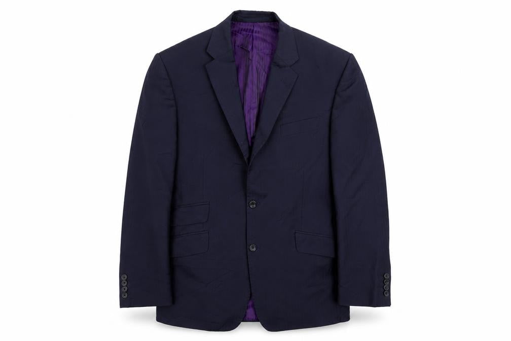 Mens UK Size 42 Marks and Spencer Regular Blue Suit Jacket