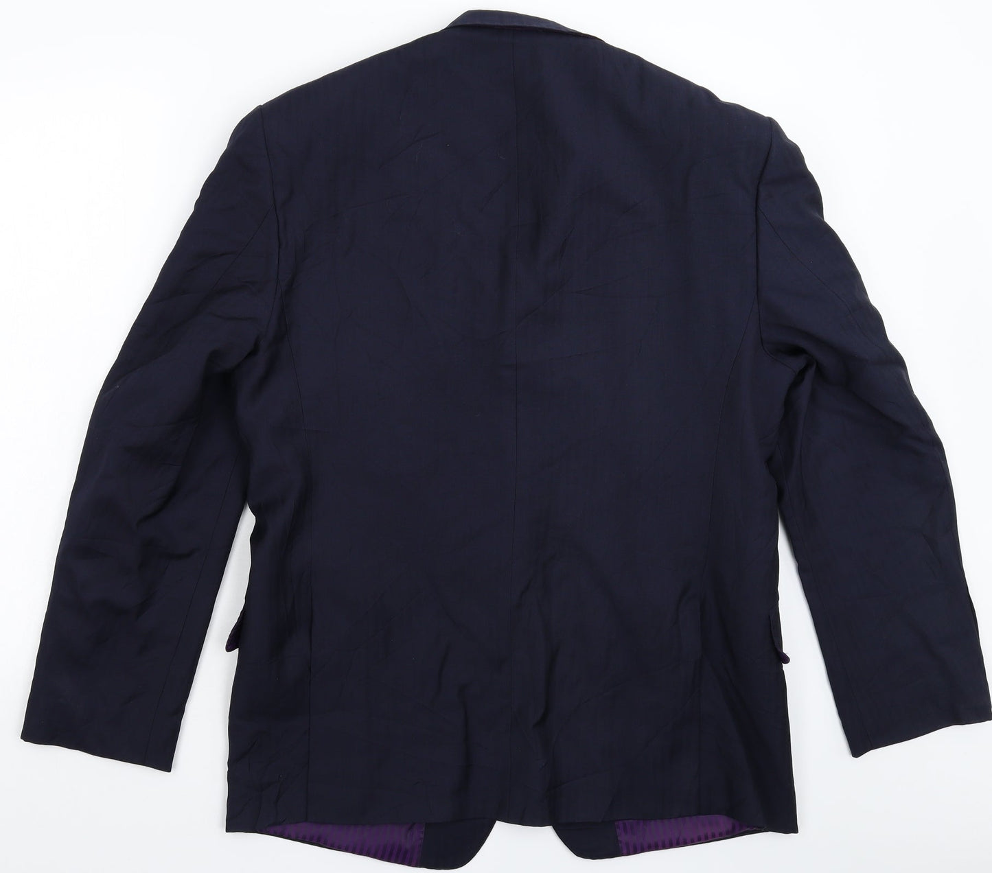 Mens UK Size 42 Marks and Spencer Regular Blue Suit Jacket