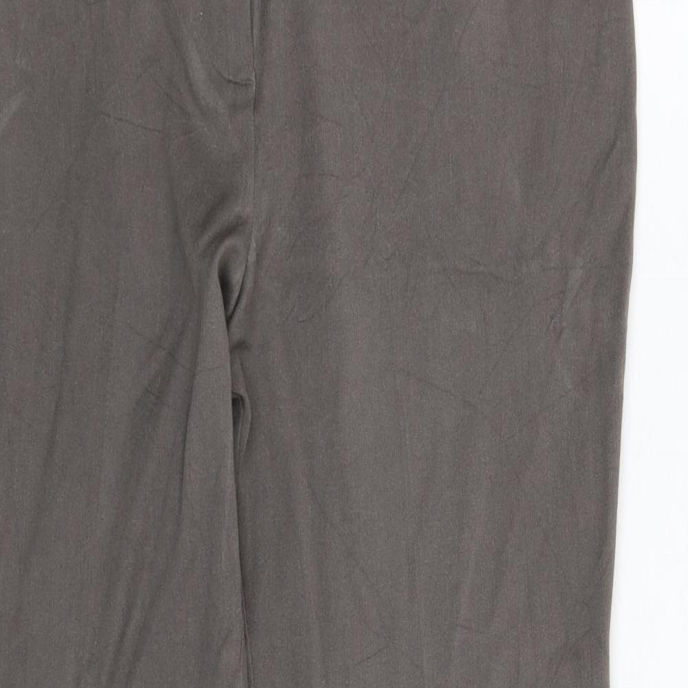 Womens UK Size 12 Marks and Spencer Regular Fit  Grey Trousers