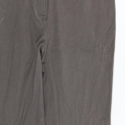 Womens UK Size 12 Marks and Spencer Regular Fit  Grey Trousers