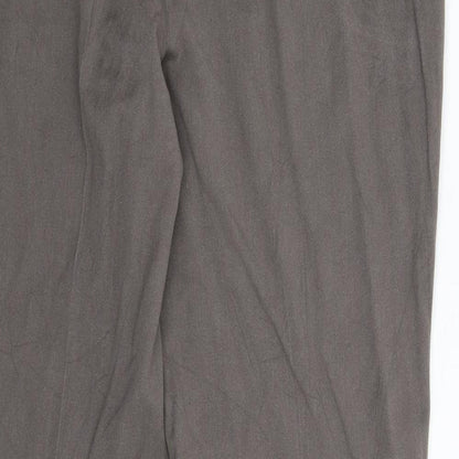 Womens UK Size 12 Marks and Spencer Regular Fit  Grey Trousers