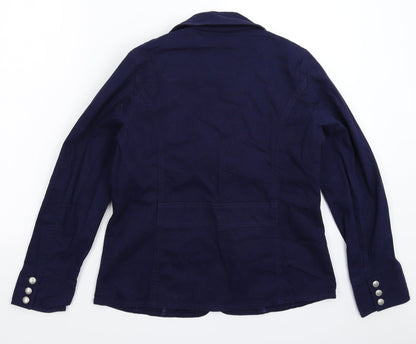 Casual & Co Womens Blue   Jacket Blazer Size XS